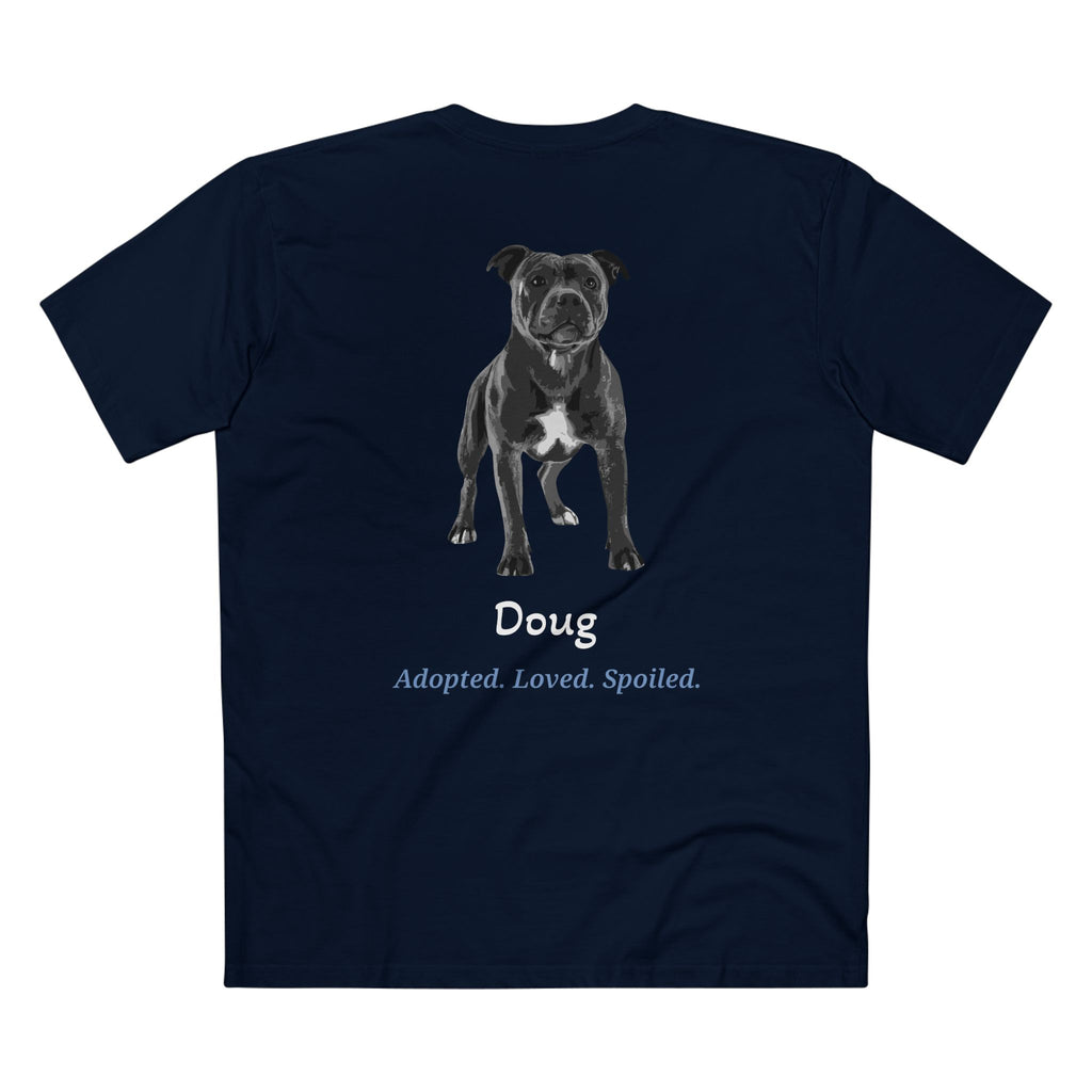 Second Leash Men's Tee - Large Back Portrait