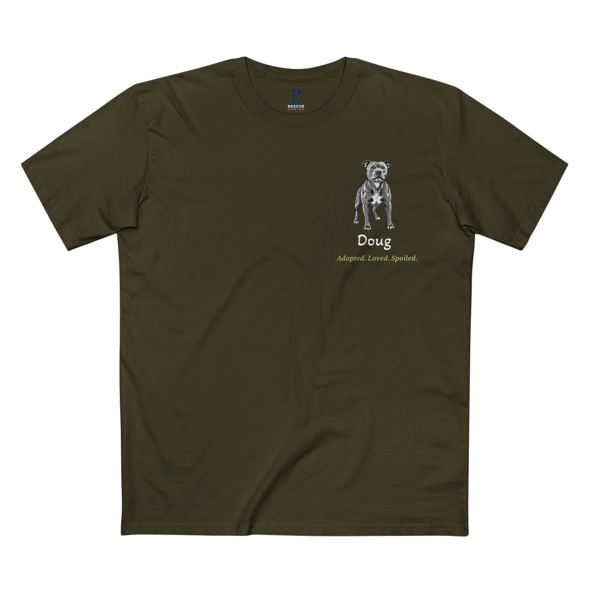 Second Leash Men's Tee - Small Front Portrait