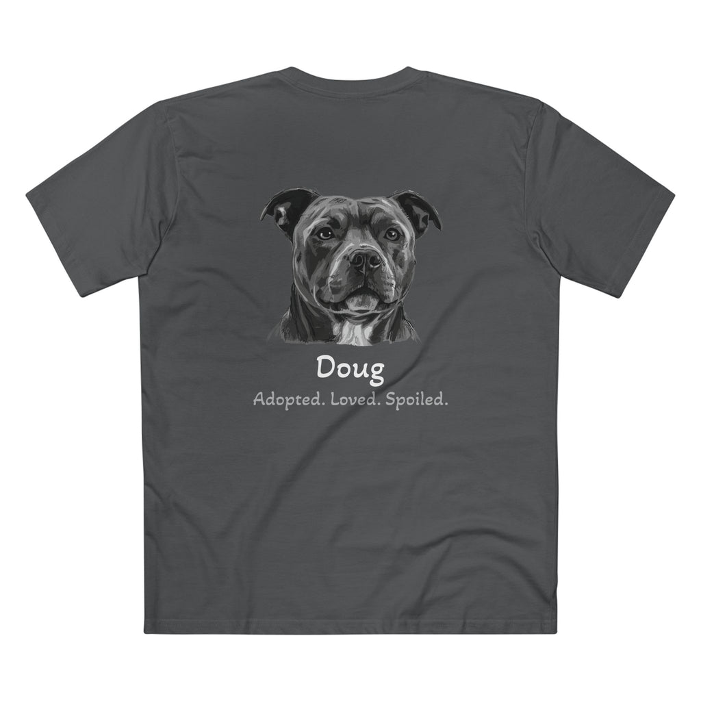 Second Leash Men's Tee - Large Back Portrait