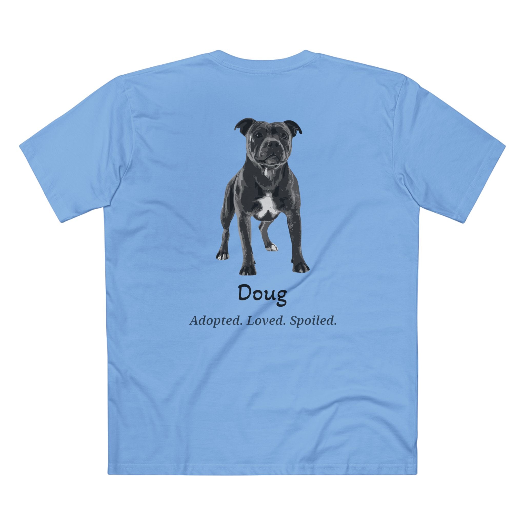 Second Leash Men's Tee - Large Back Portrait