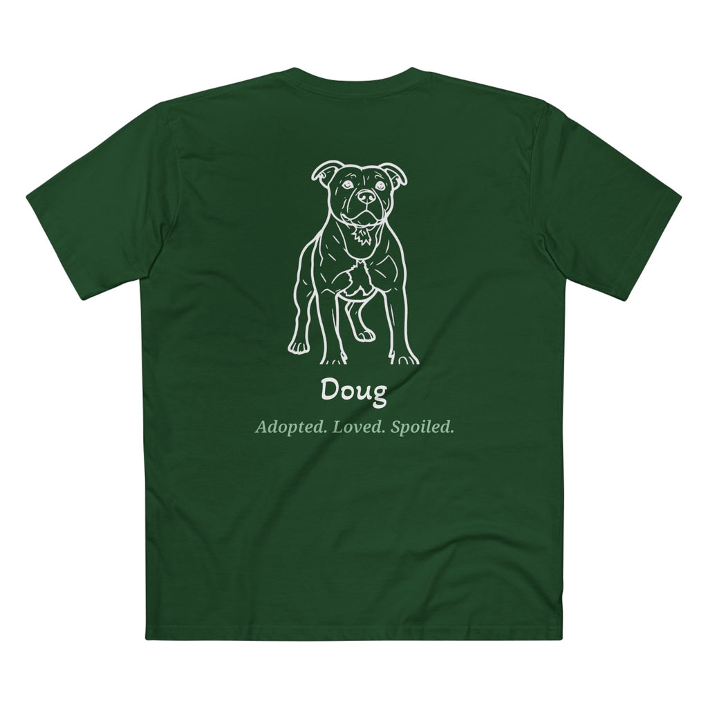 Second Leash Men's Tee - Large Back Portrait