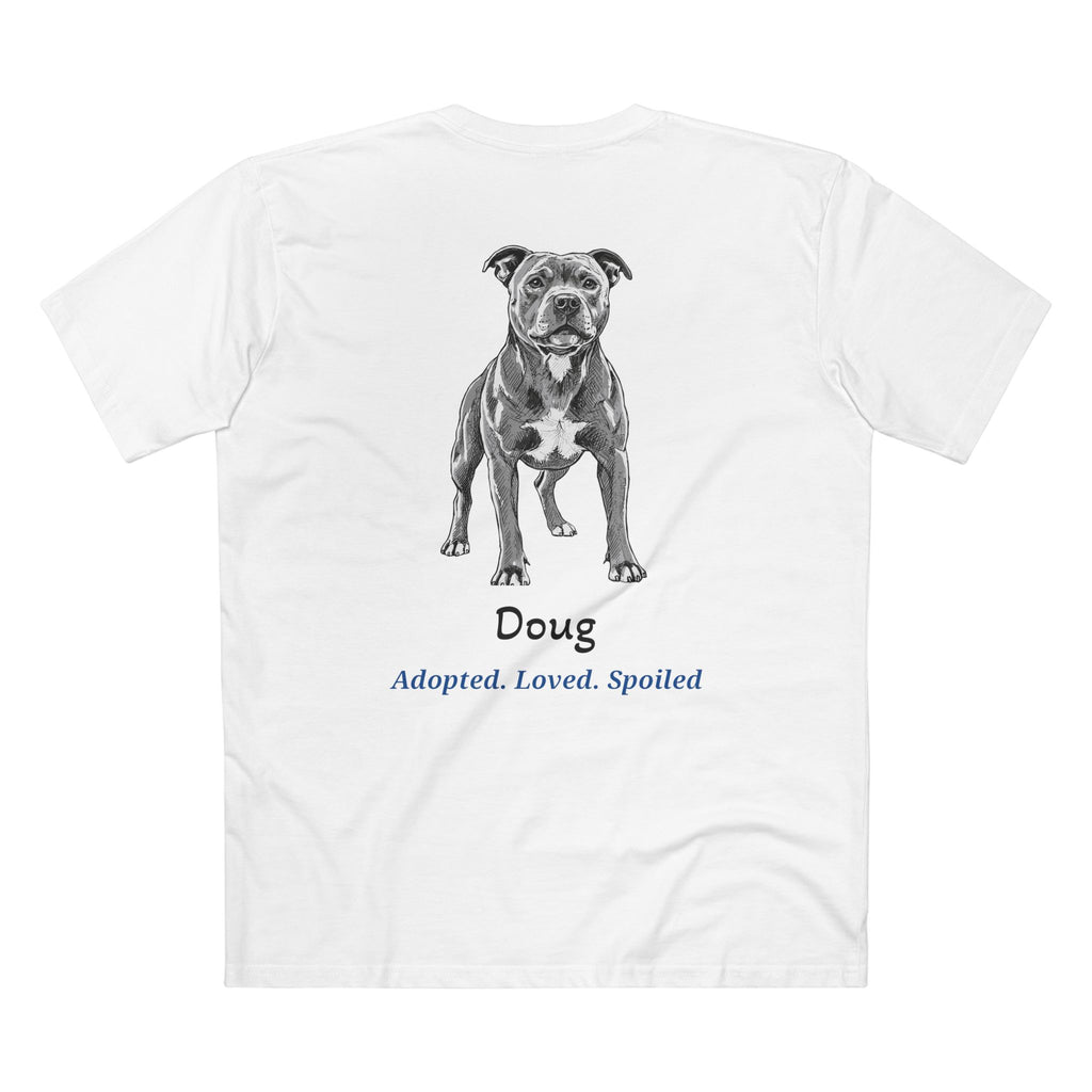Second Leash Men's Tee - Large Back Portrait