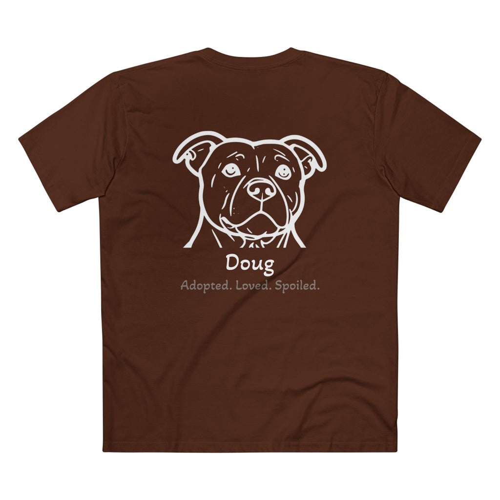 Second Leash Men's Tee - Large Back Portrait