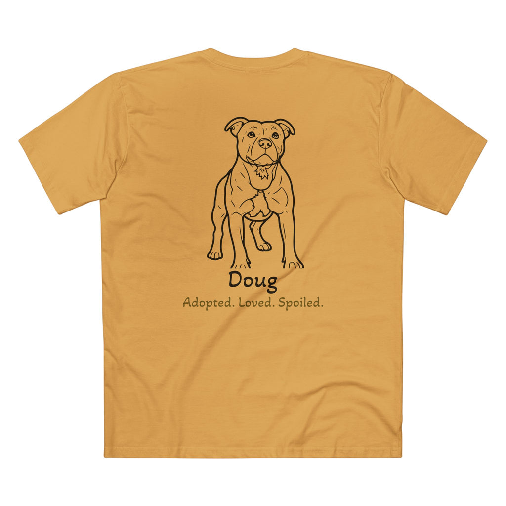 Second Leash Men's Tee - Large Back Portrait