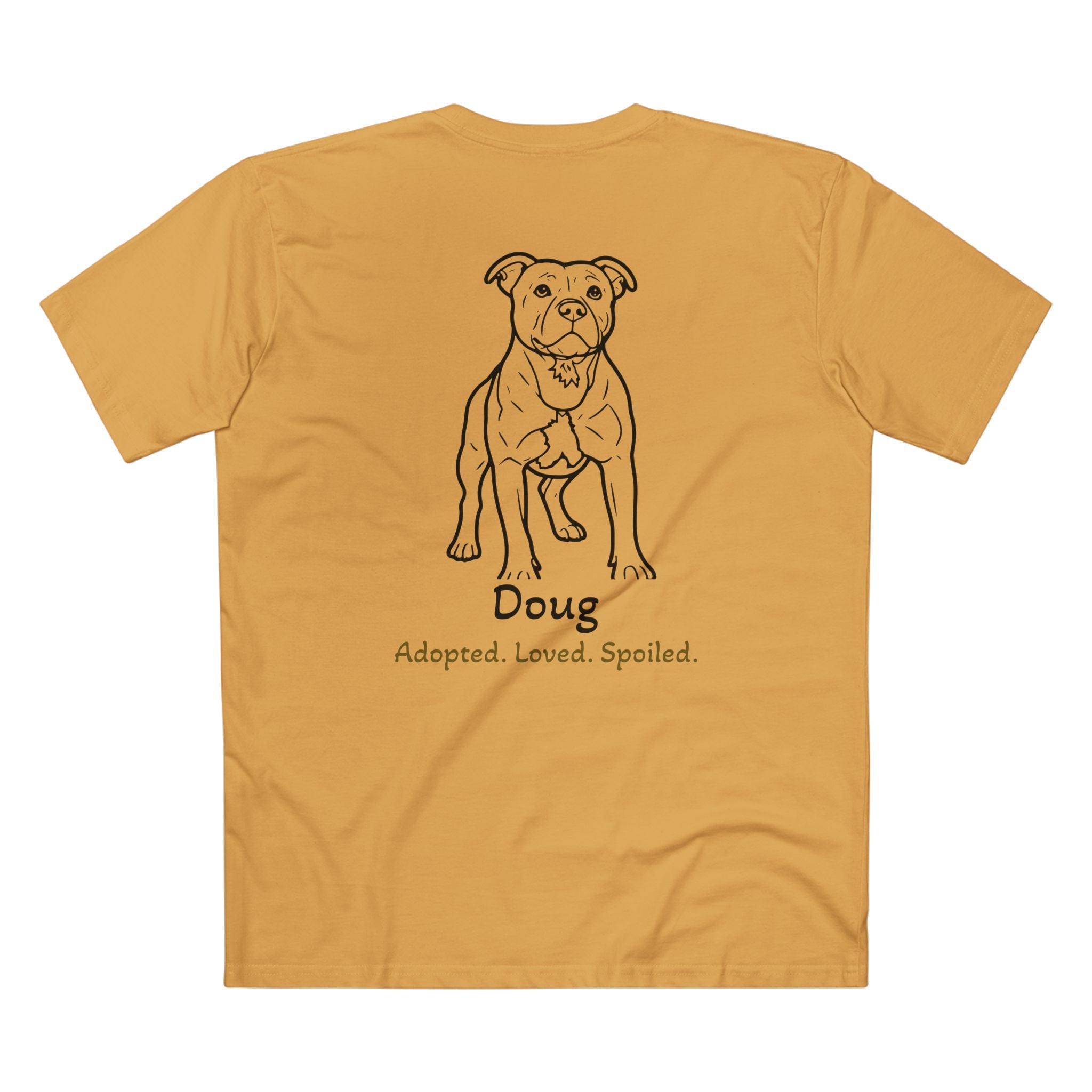 Second Leash Men's Tee - Large Back Portrait