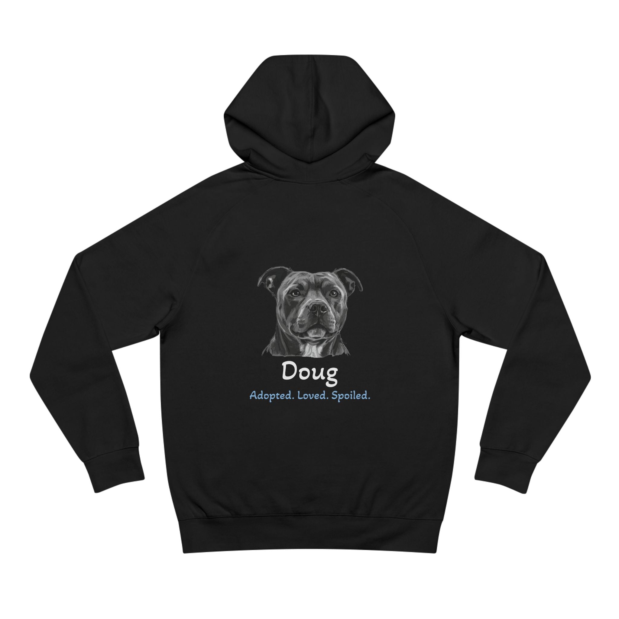 Second Leash Hoodie - Large Back Portrait