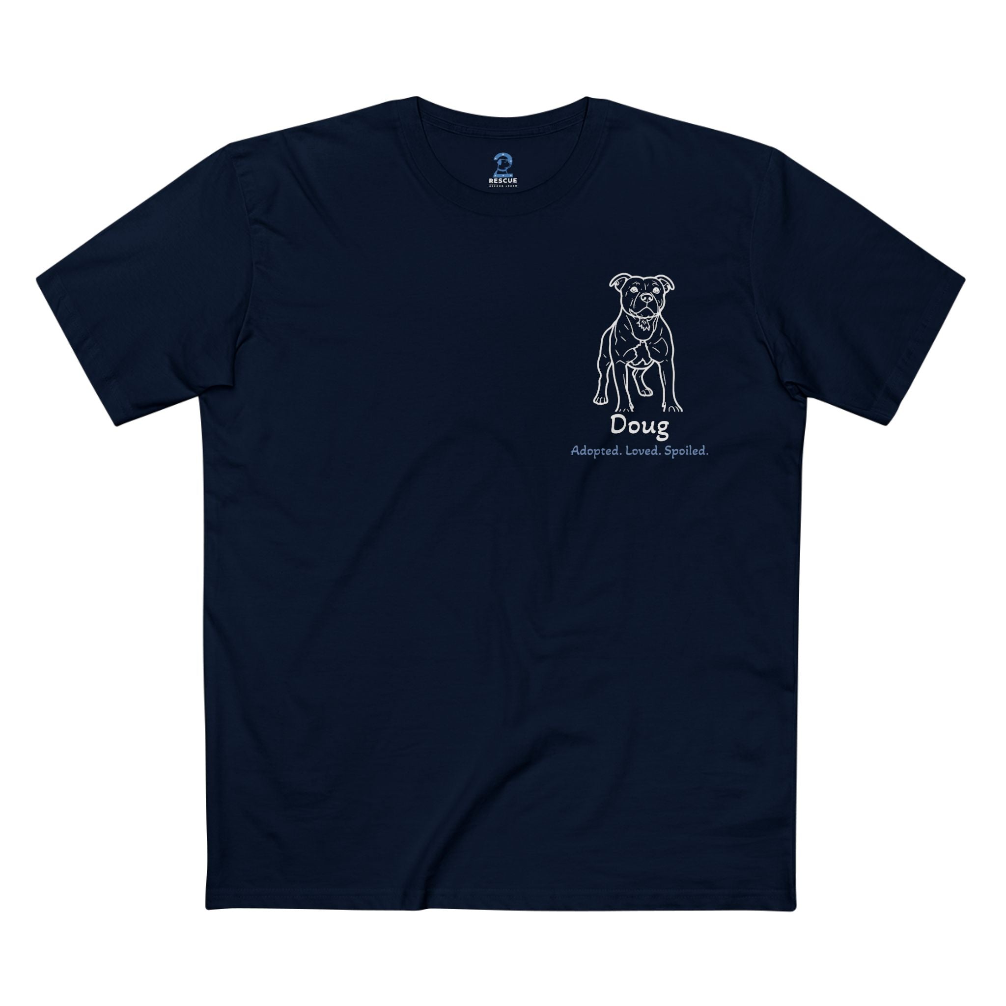 Second Leash Men's Tee - Small Front Portrait