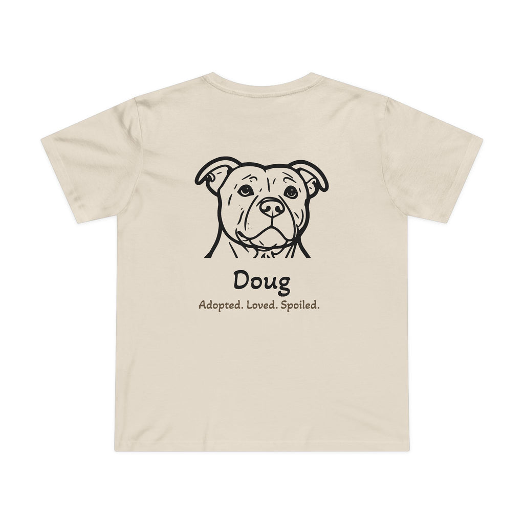 Second Leash Women's Tee - Large Back Portrait