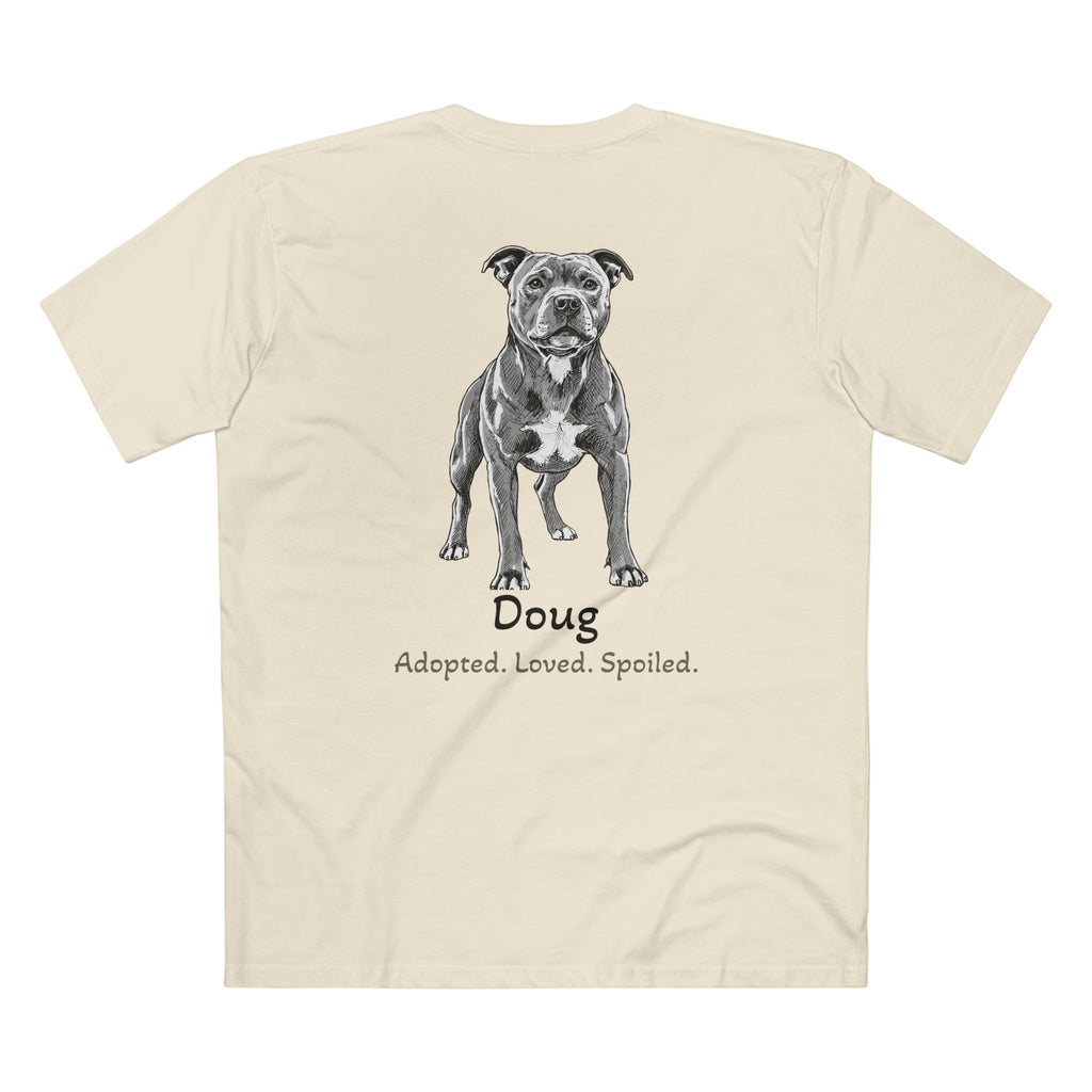 Second Leash Men's Tee - Large Back Portrait