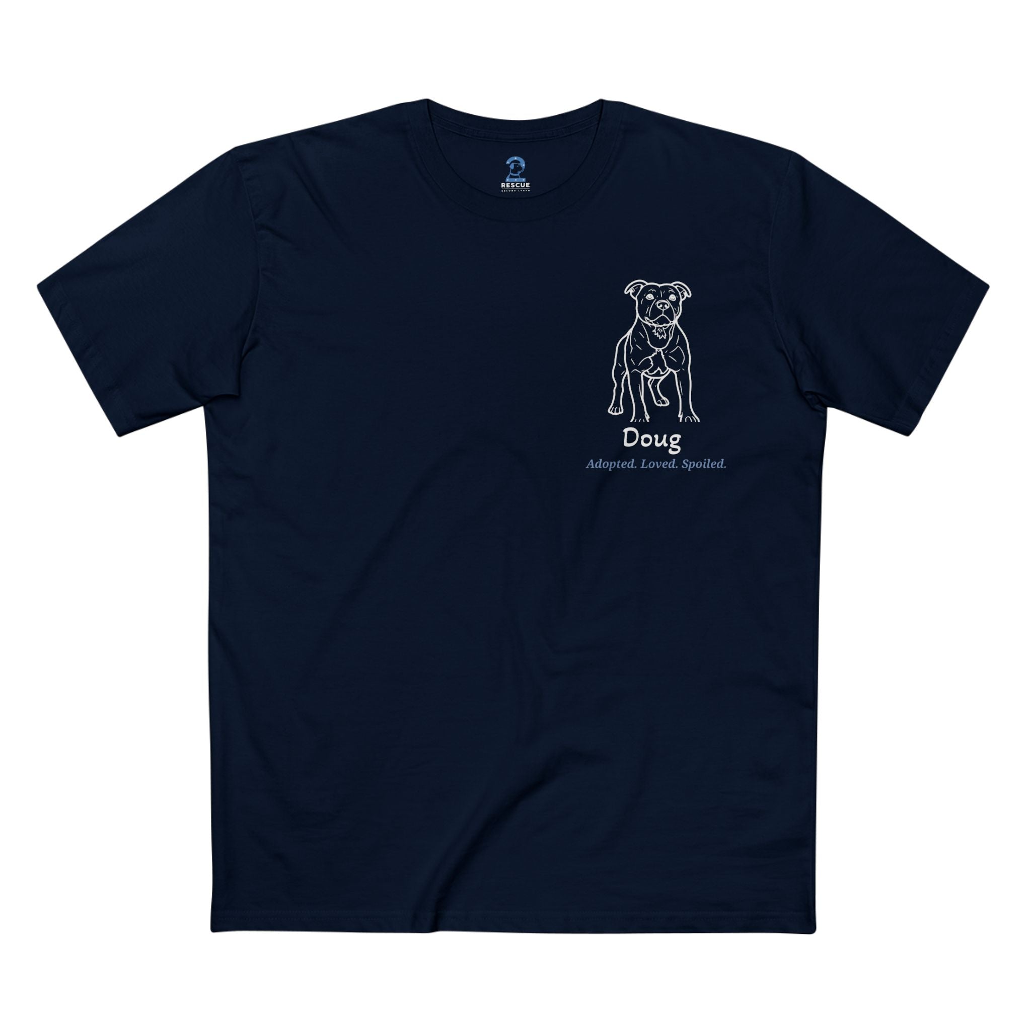 Second Leash Men's Tee - Small Front Portrait