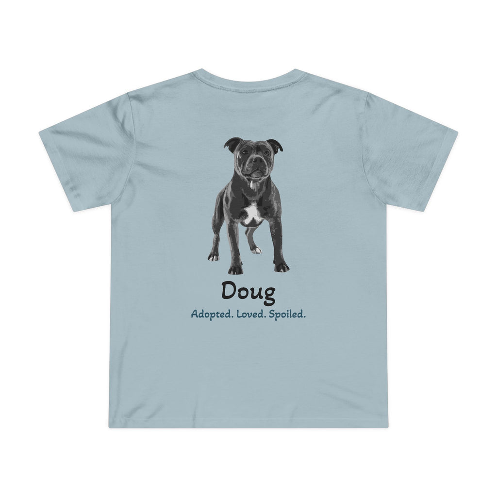 Second Leash Women's Tee - Large Back Portrait