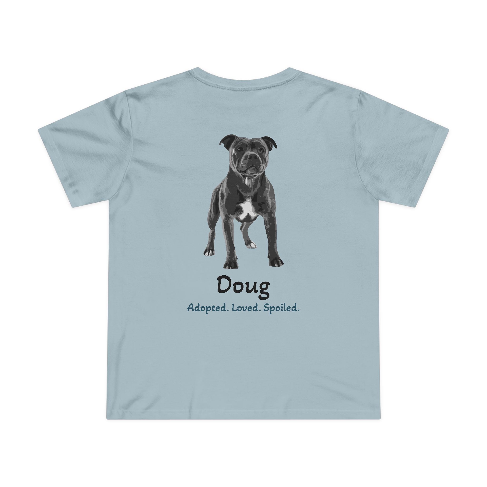Second Leash Women's Tee - Large Back Portrait