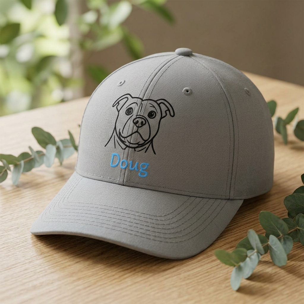 Second Leash Cap - Embroidery on Light