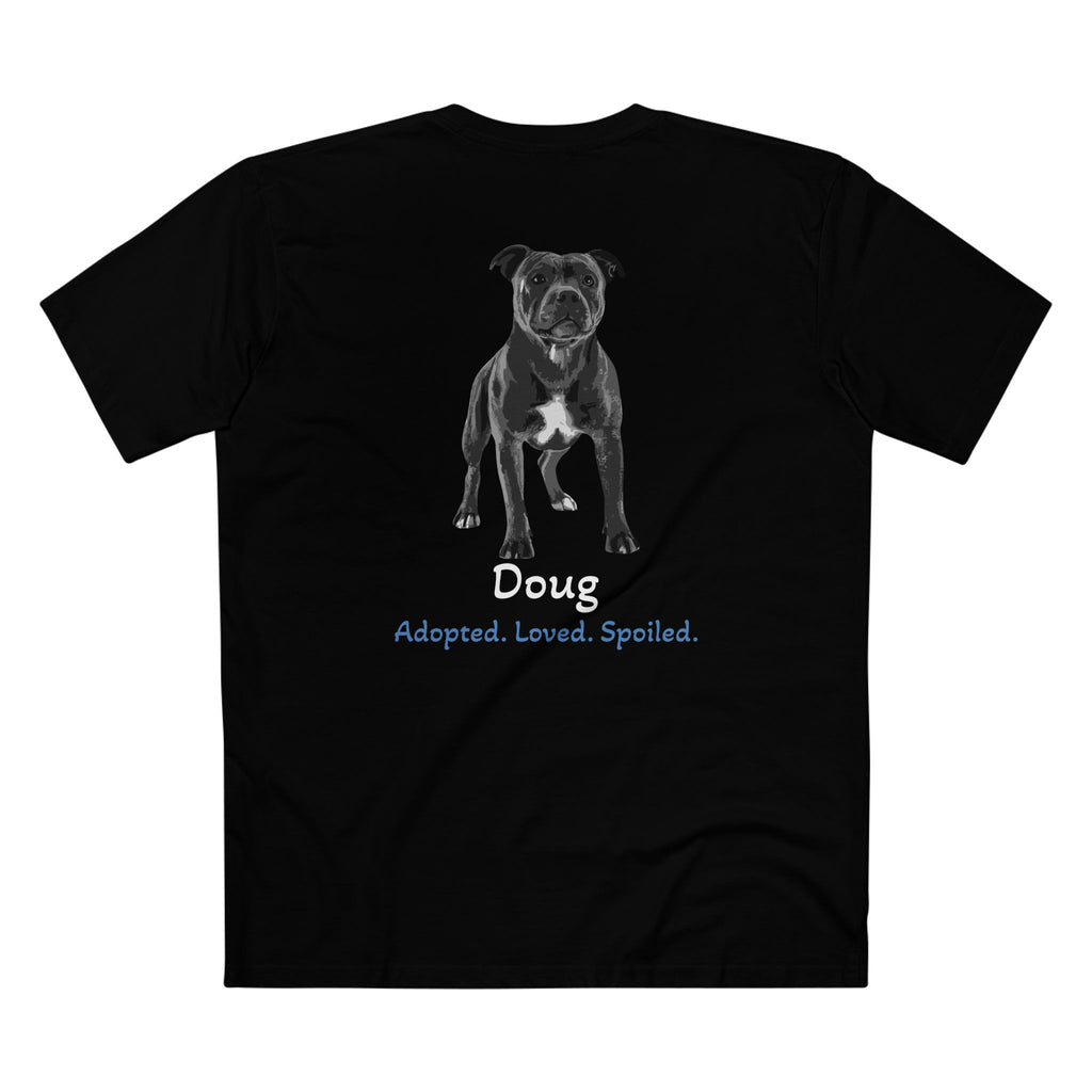 Second Leash Men's Tee - Large Back Portrait