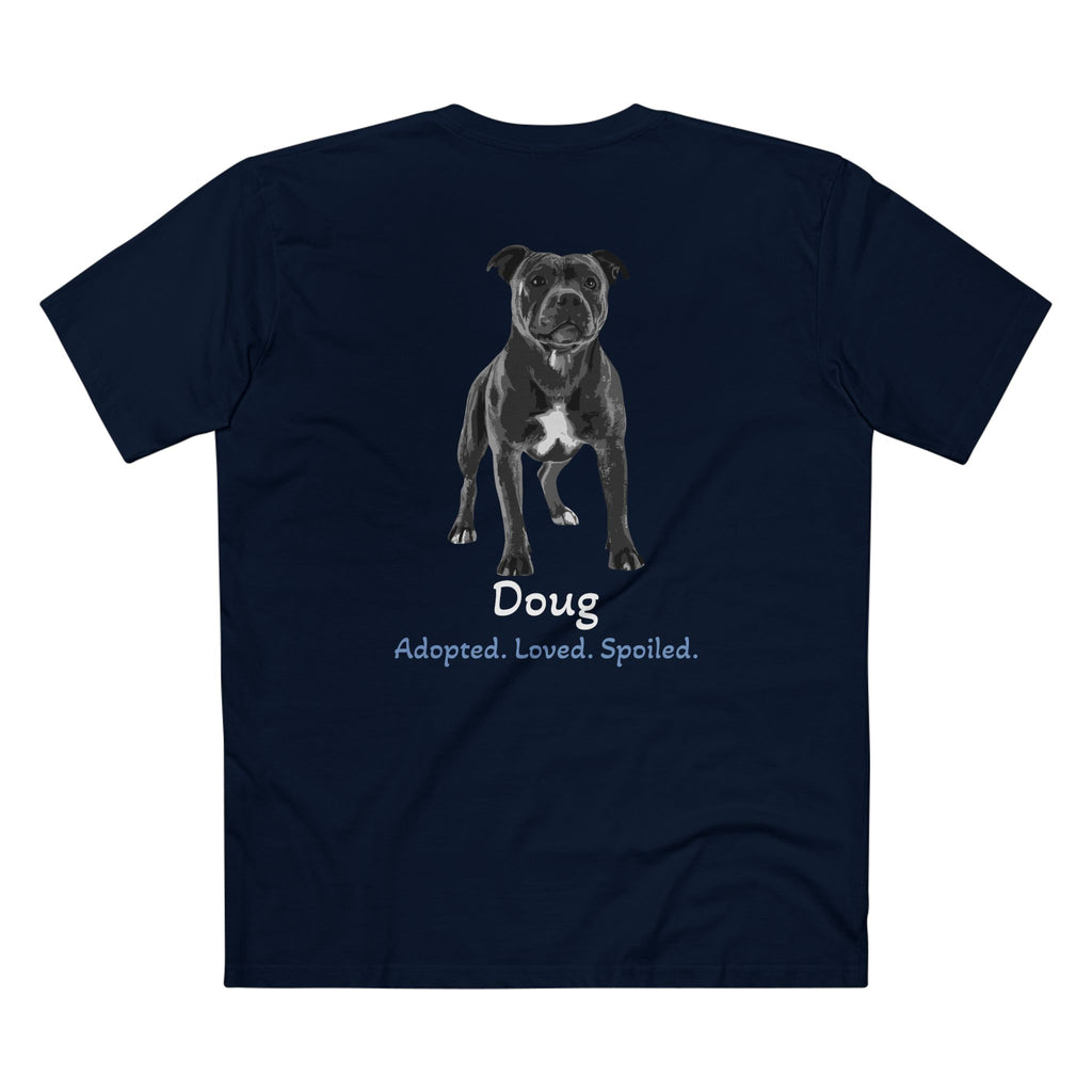 Second Leash Men's Tee - Large Back Portrait