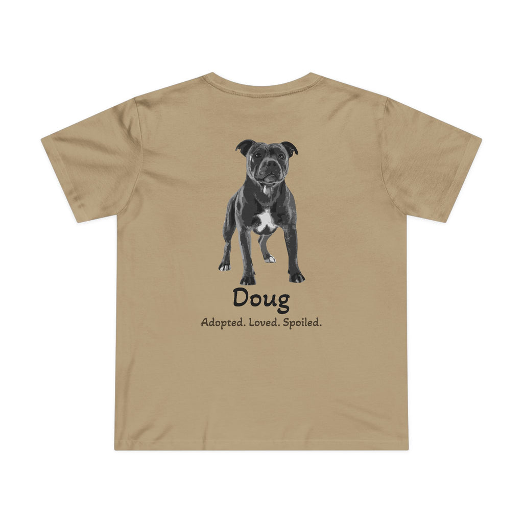 T-shirt femme « Second Leash » – Grand portrait au dos