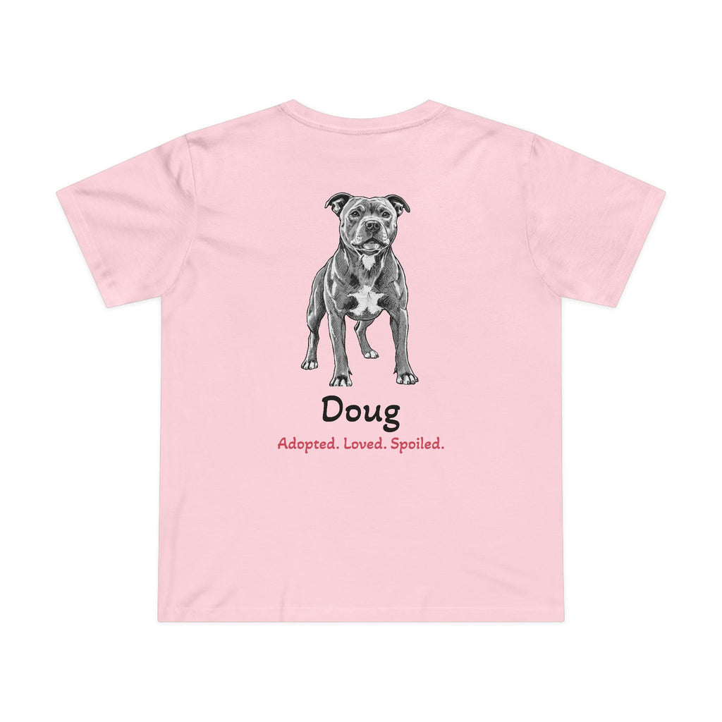 Second Leash Women's Tee - Large Back Portrait