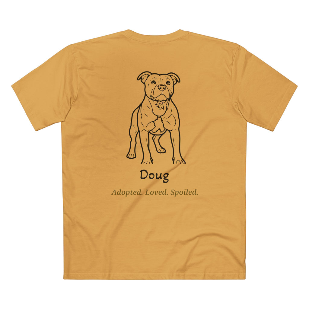 Second Leash Men's Tee - Large Back Portrait