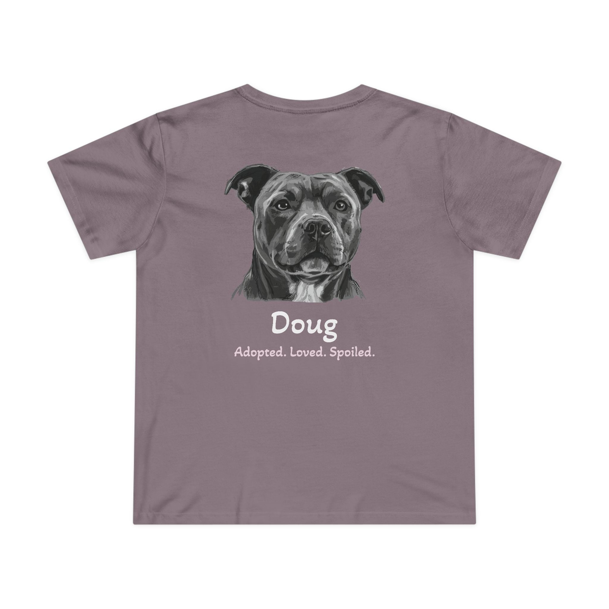 T-shirt femme « Second Leash » – Grand portrait au dos