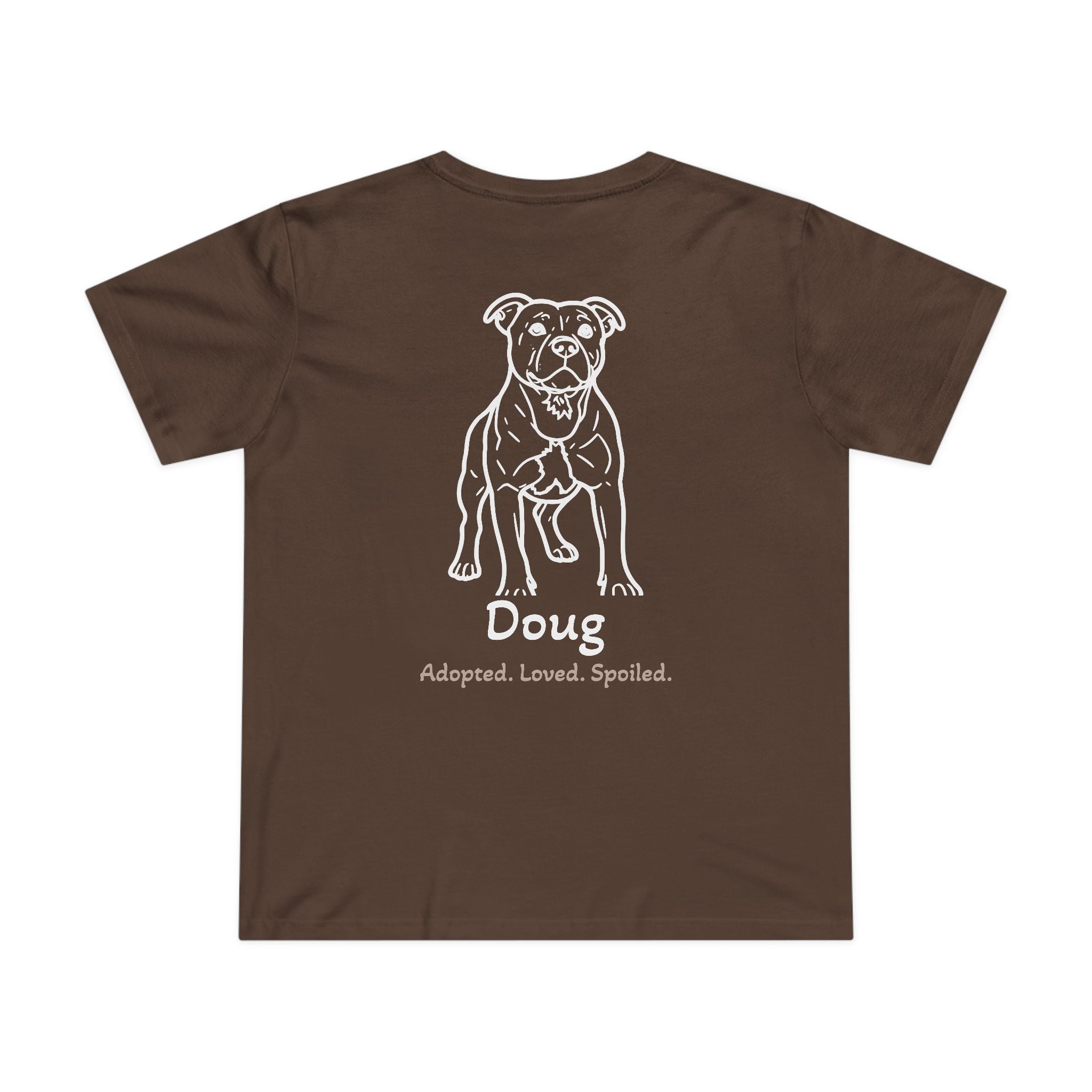 T-shirt femme « Second Leash » – Grand portrait au dos