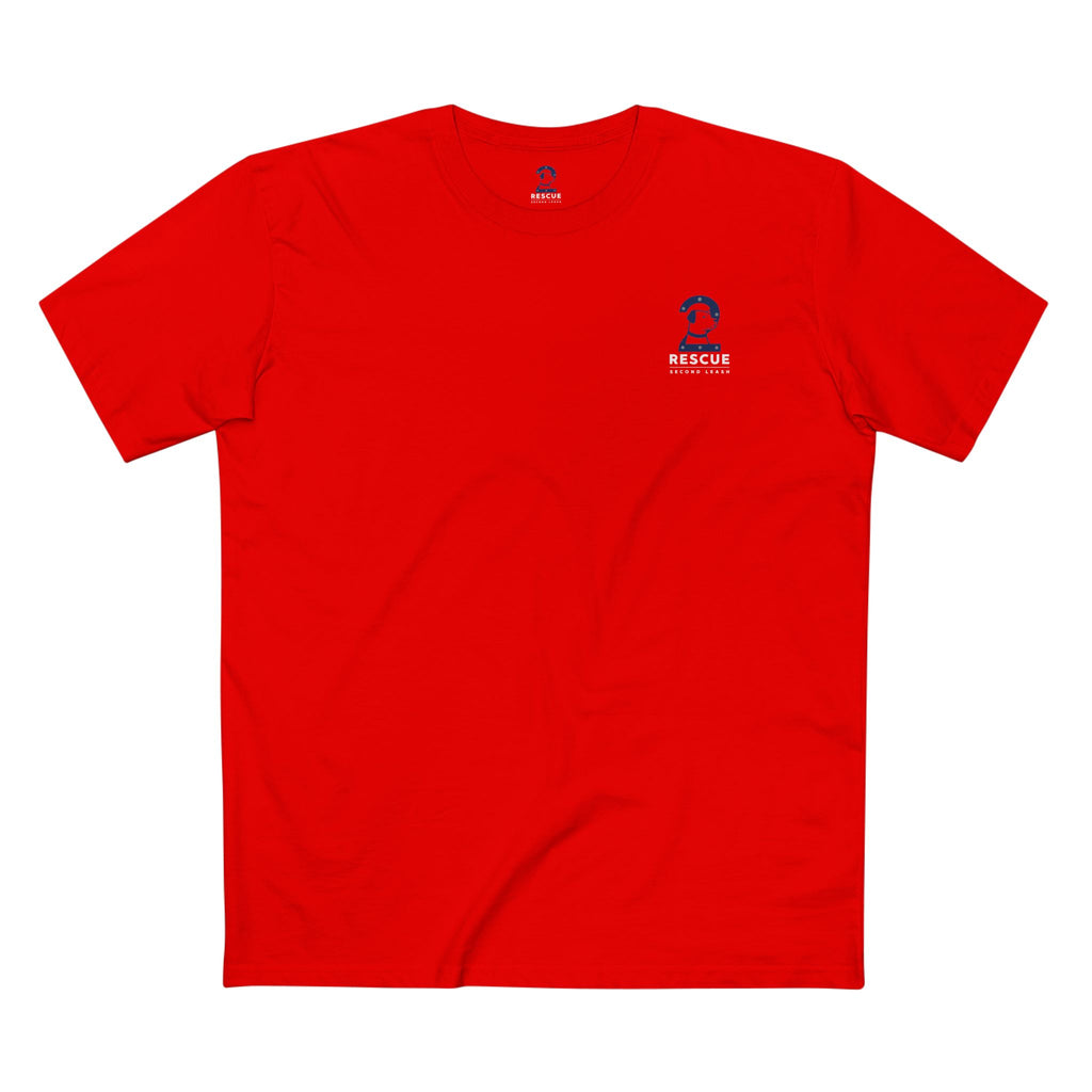 Second Leash Men's Tee - Large Back Portrait