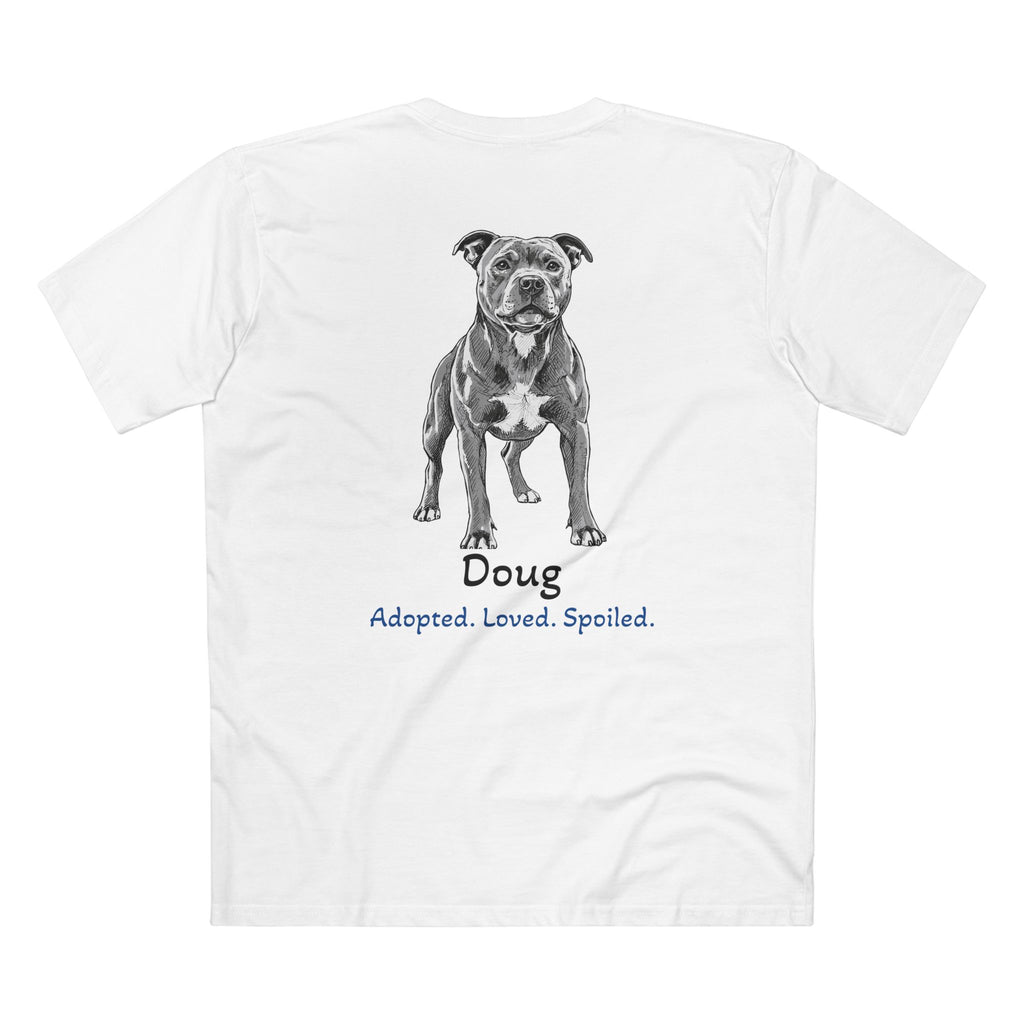 Second Leash Men's Tee - Large Back Portrait