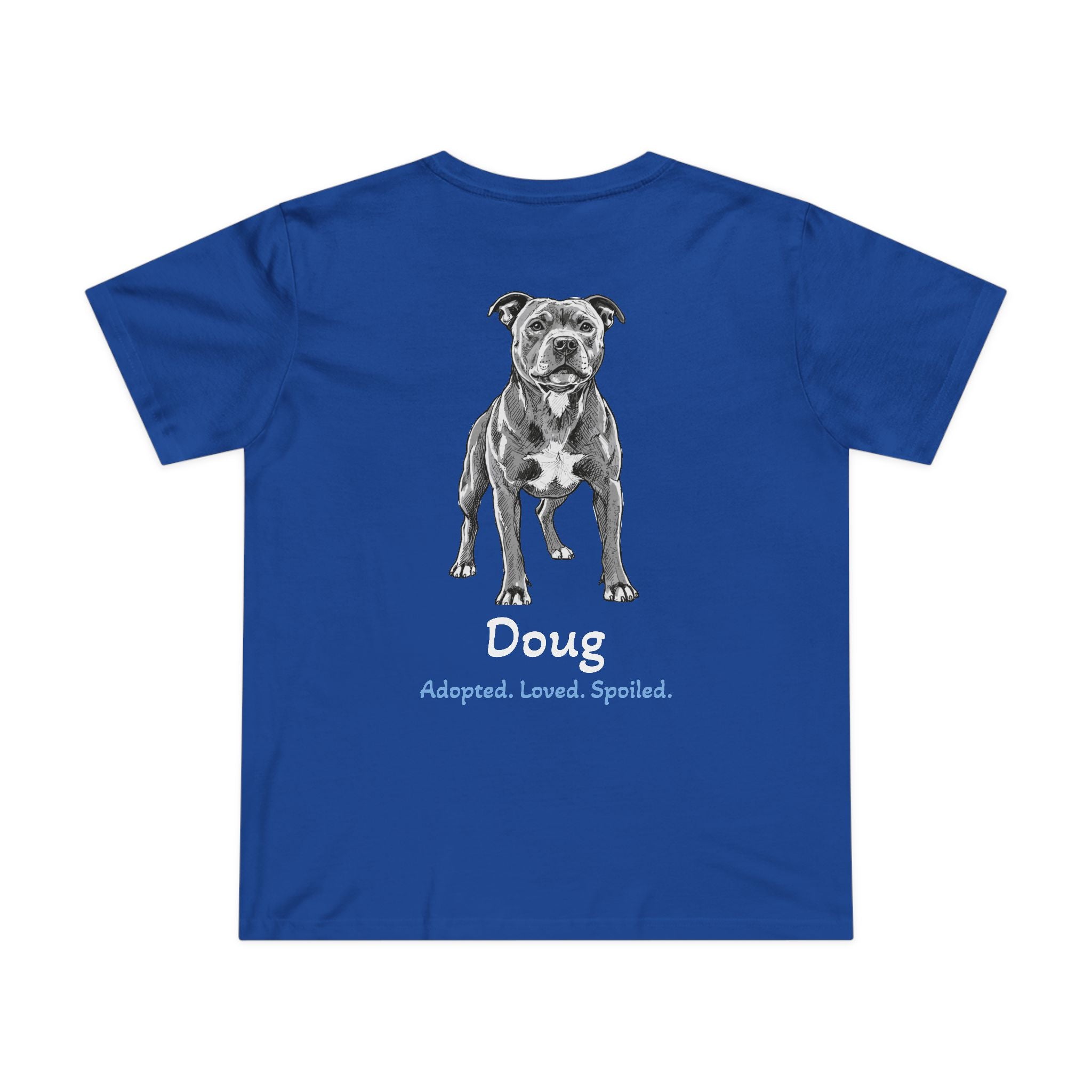 Second Leash Women's Tee - Large Back Portrait