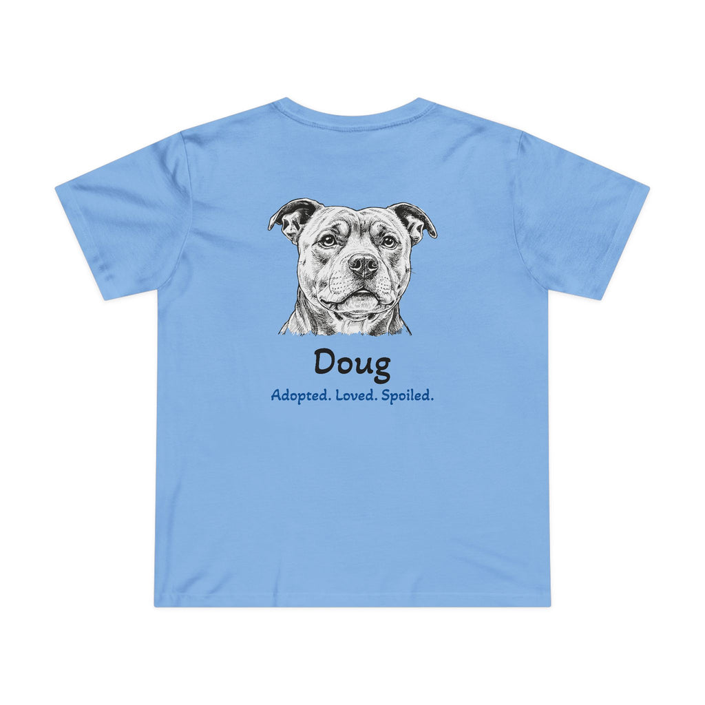 Second Leash Women's Tee - Large Back Portrait