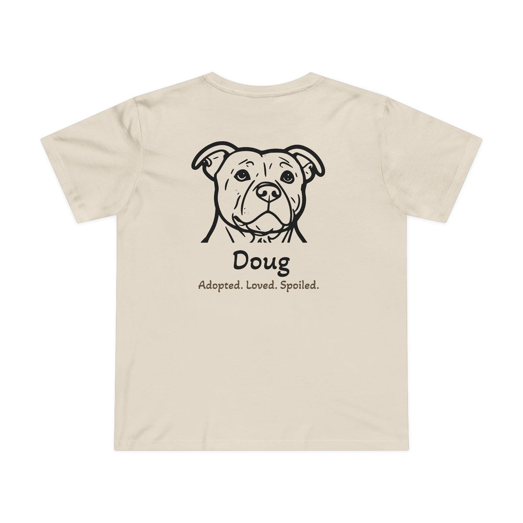 T-shirt femme « Second Leash » – Grand portrait au dos