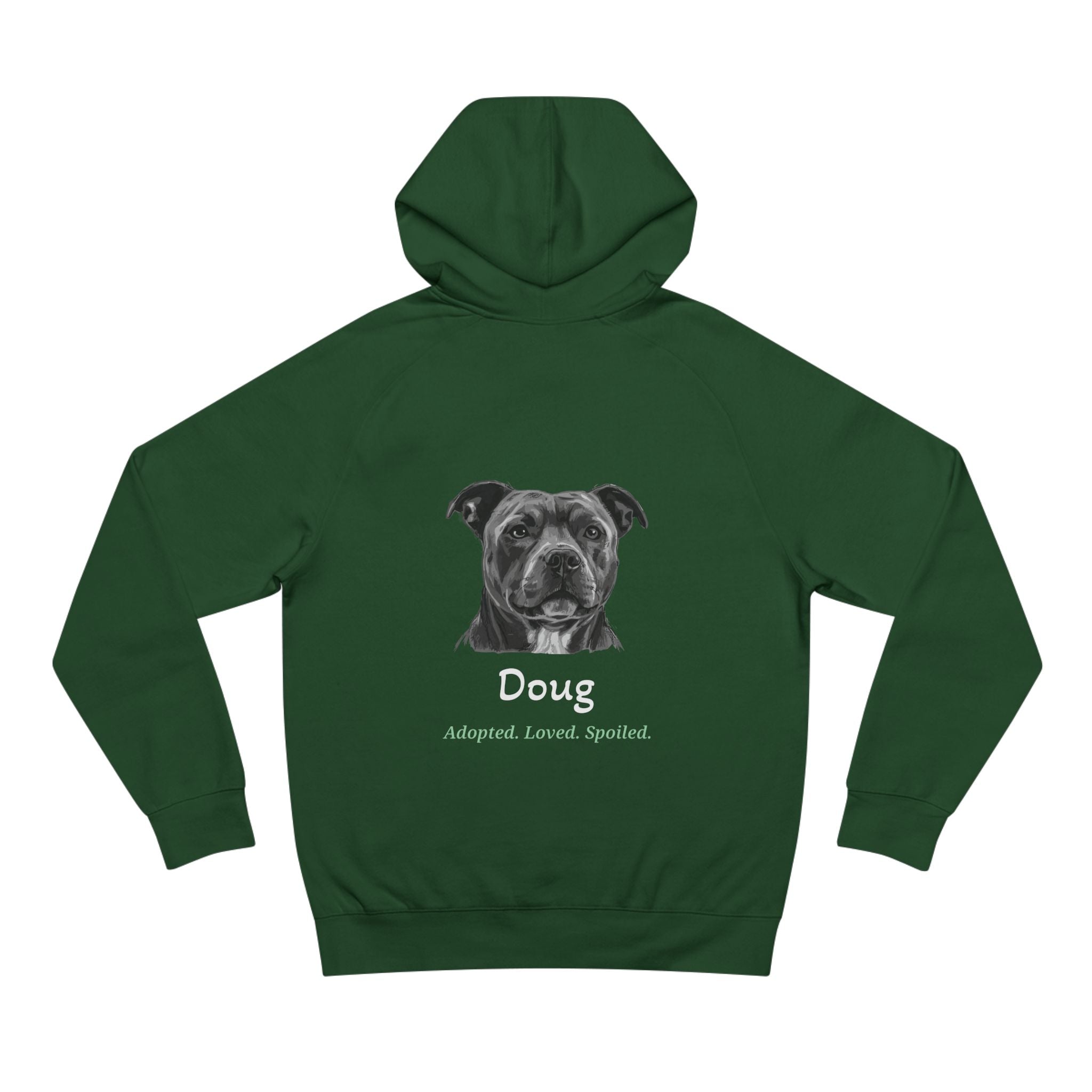 Second Leash Hoodie - Large Back Portrait