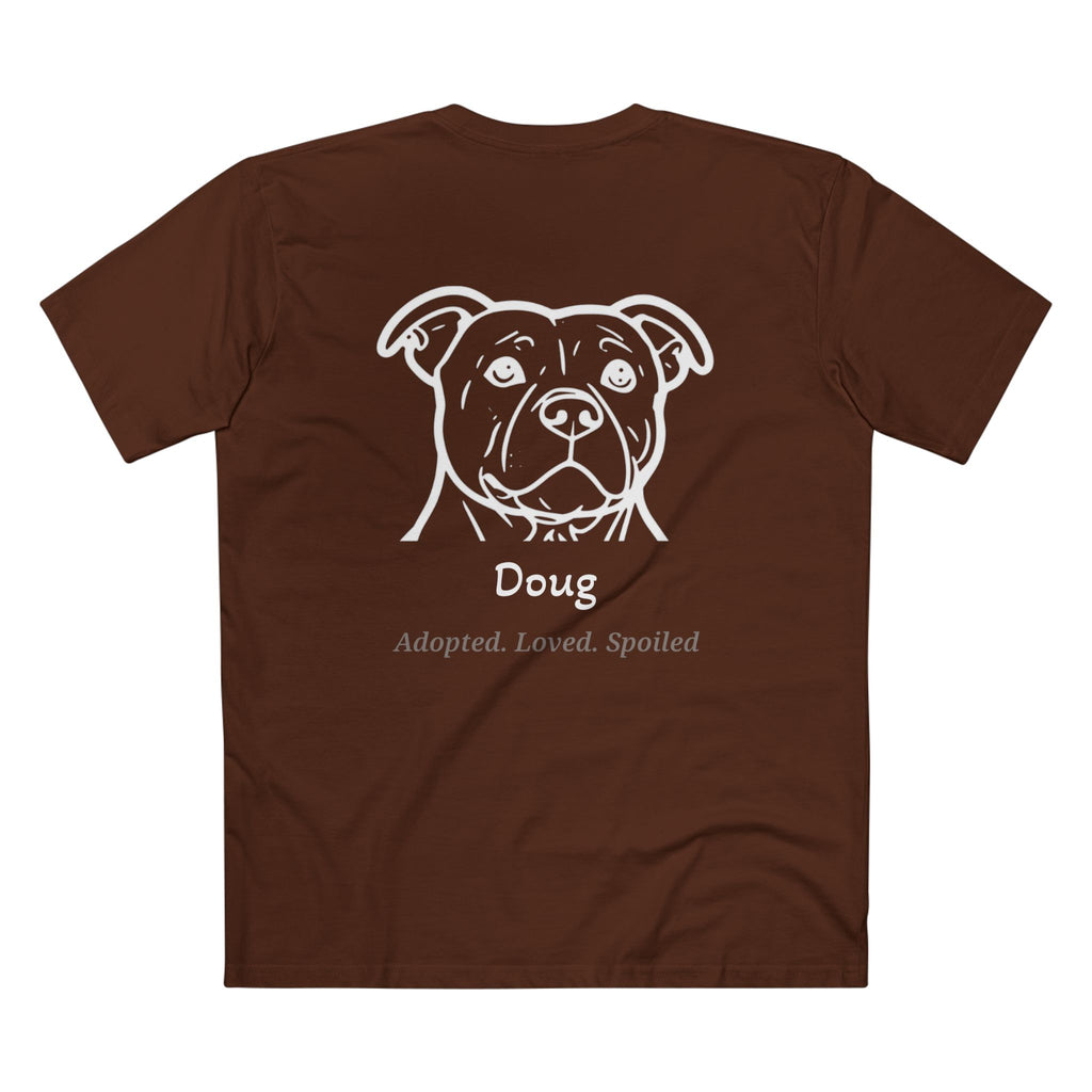 Second Leash Men's Tee - Large Back Portrait