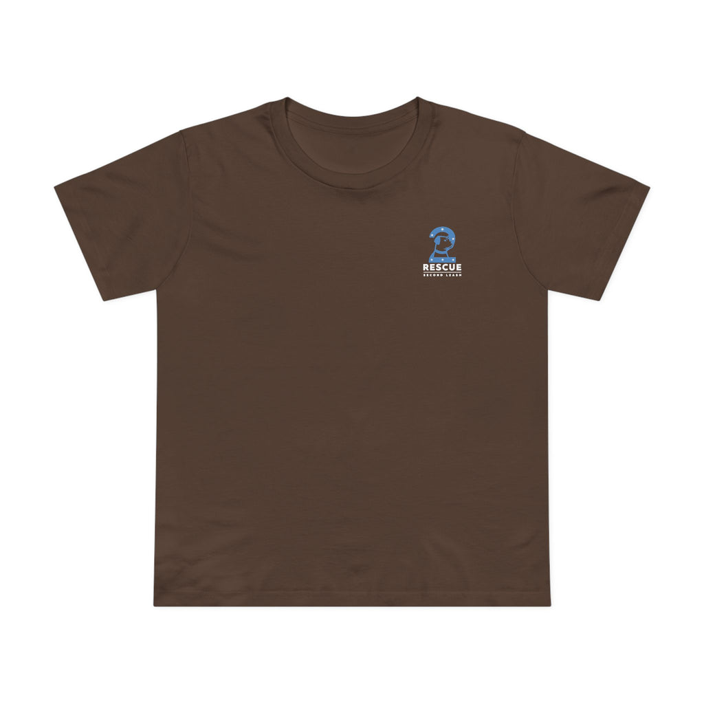 T-shirt femme « Second Leash » – Grand portrait au dos