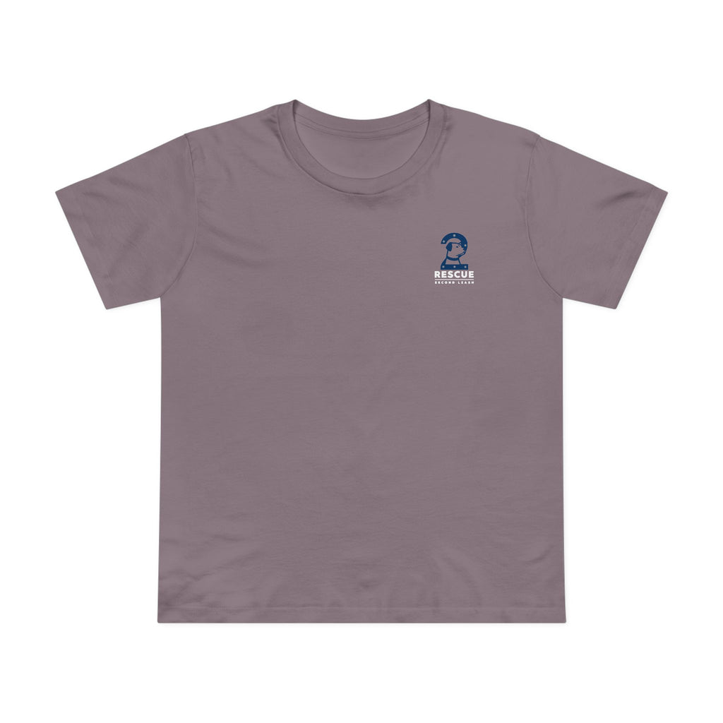 T-shirt femme « Second Leash » – Grand portrait au dos
