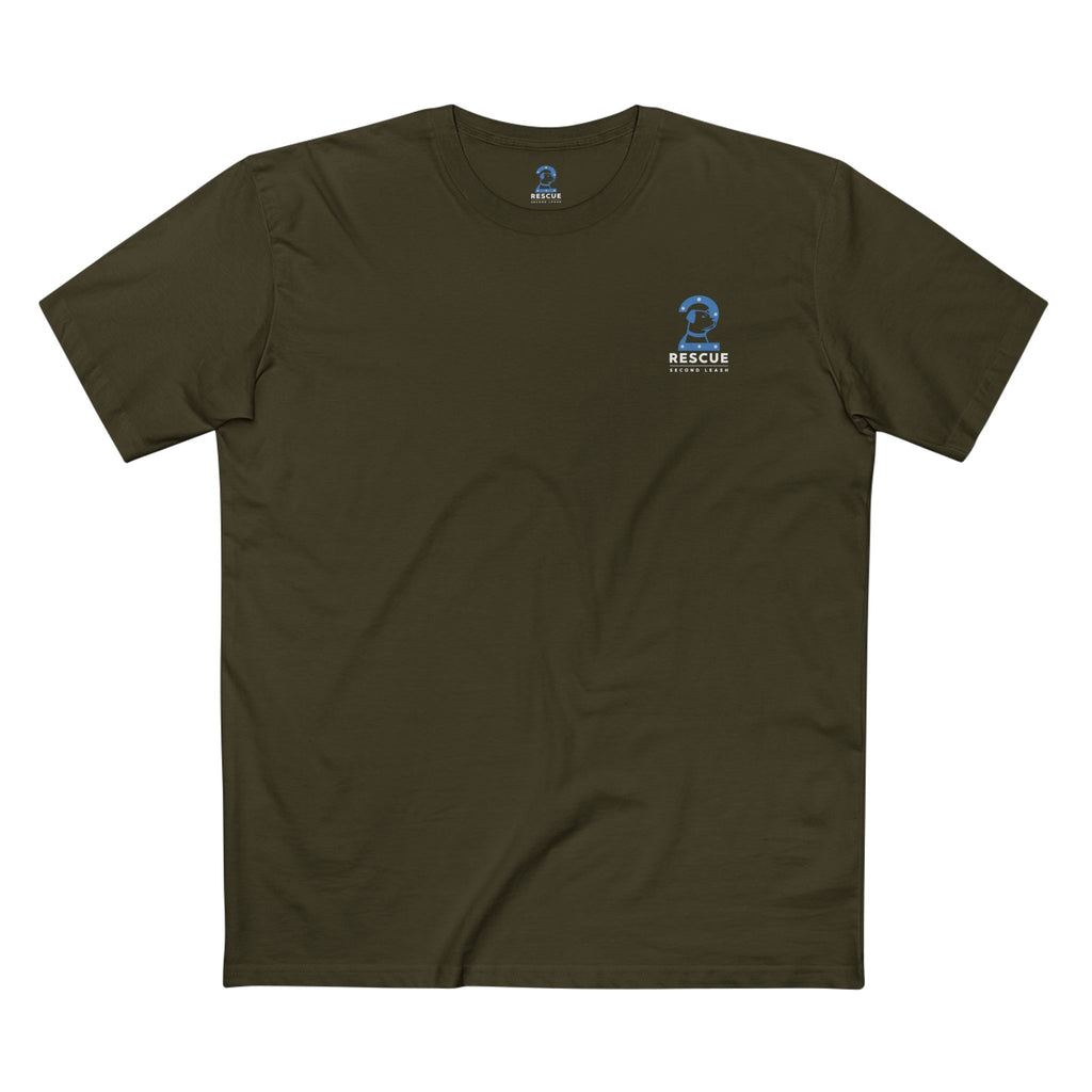 Second Leash Men's Tee - Large Back Portrait