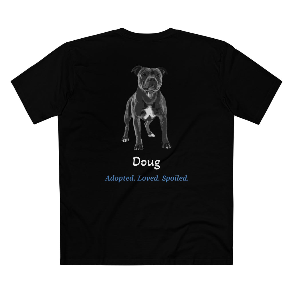 Second Leash Men's Tee - Large Back Portrait
