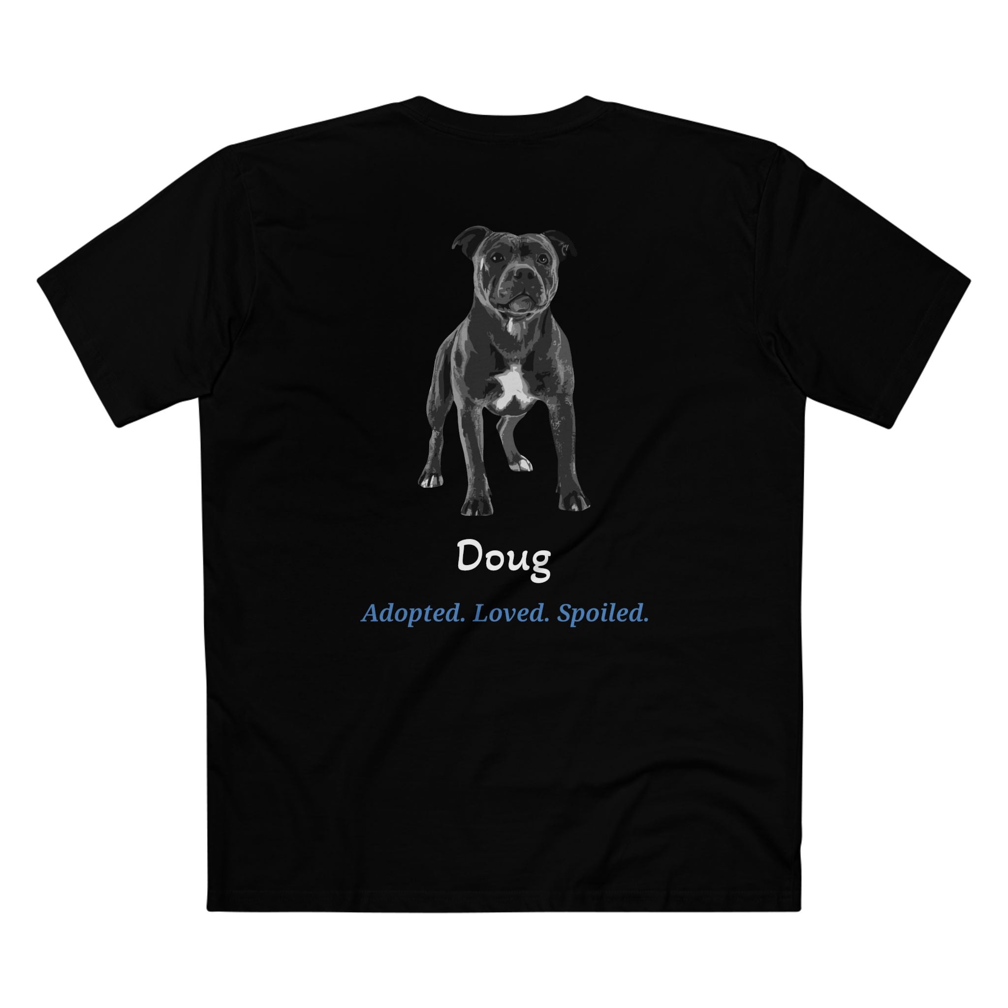 Second Leash Men's Tee - Large Back Portrait