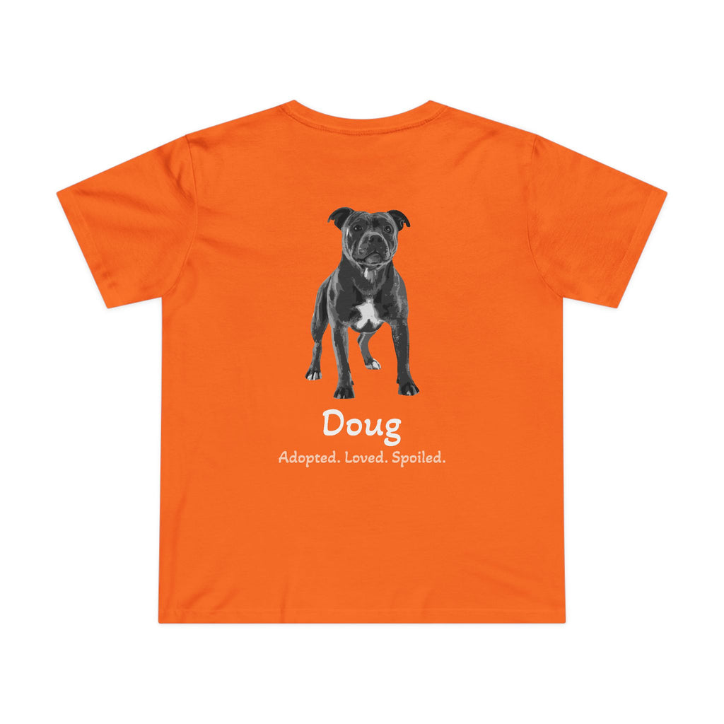 Second Leash Women's Tee - Large Back Portrait