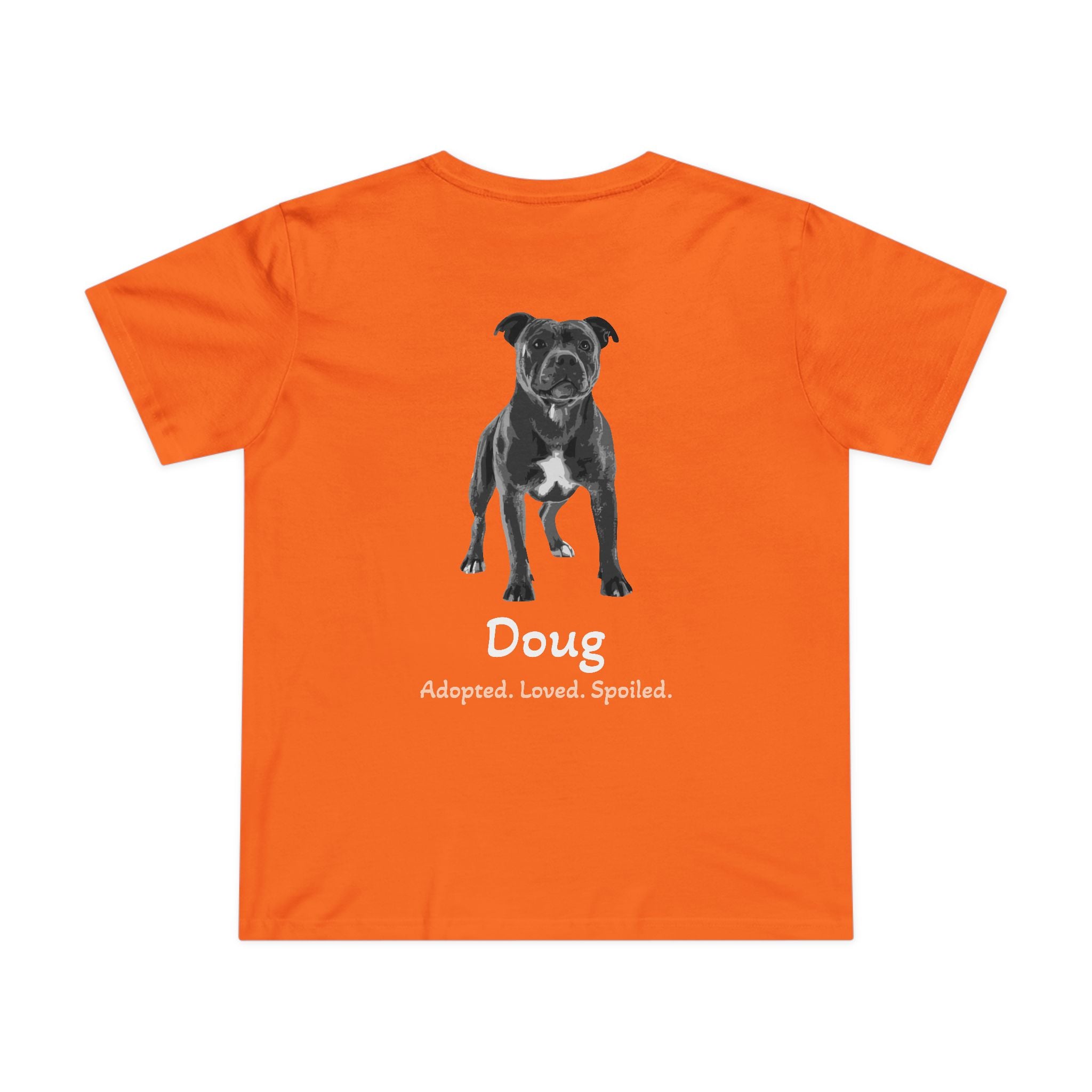 Second Leash Women's Tee - Large Back Portrait