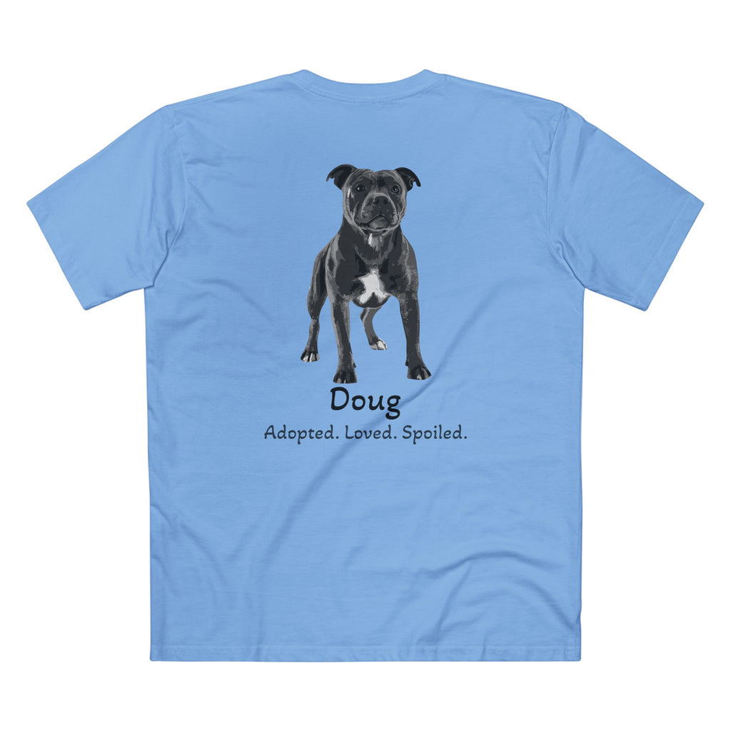 Second Leash Men's Tee - Large Back Portrait