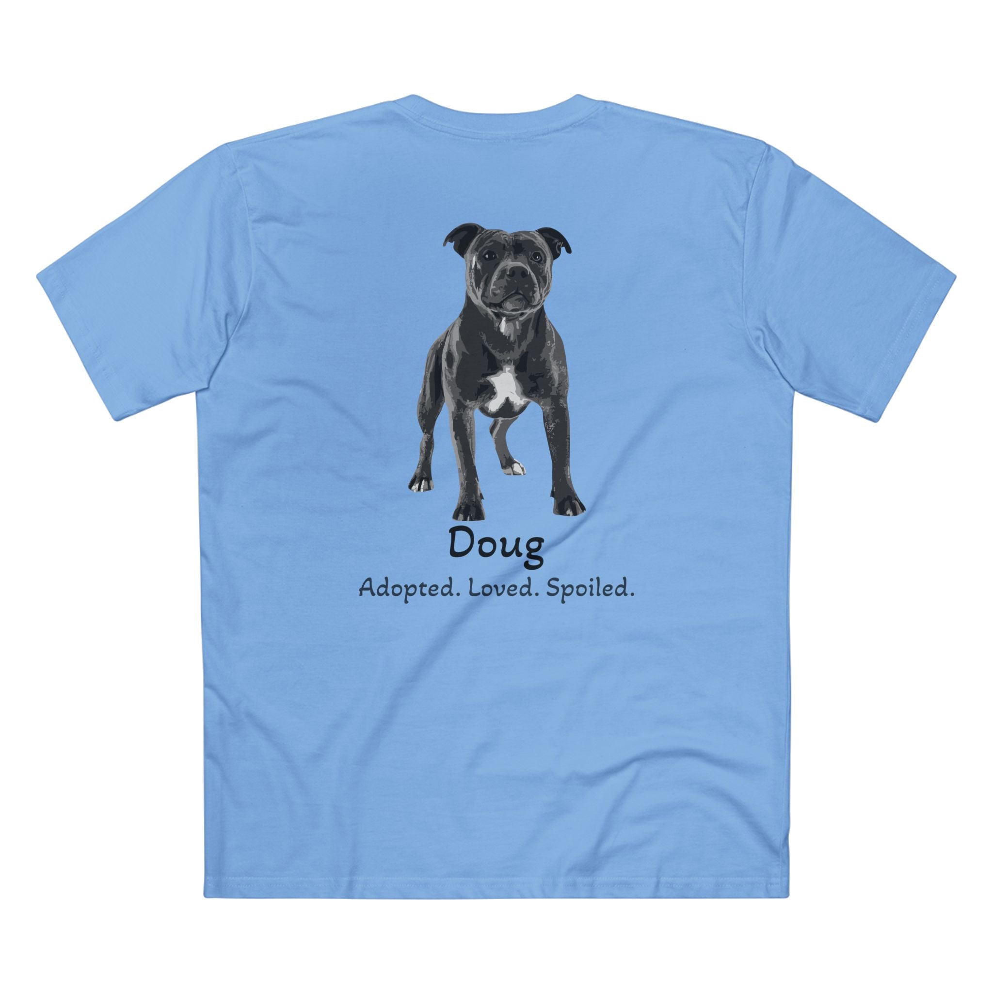 Second Leash Men's Tee - Large Back Portrait